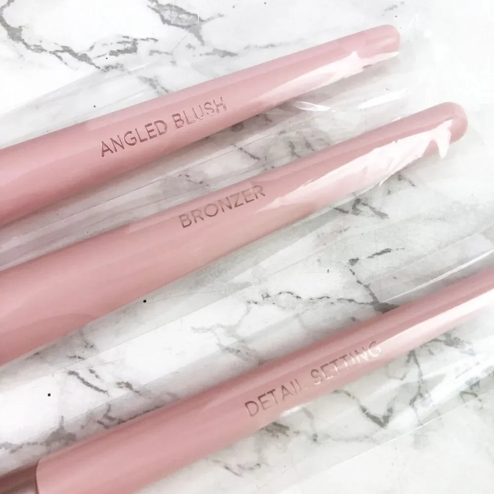 NIB Complexion Brush Trio & Brow Boss Styling Wax in Clear (5g) - Jazmine Beauty